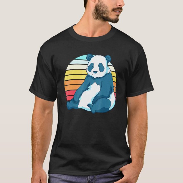 Camiseta Urso Panda Retro (Frente)