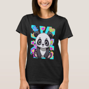 Camiseta Urso Panda Retro da China anos 80 90 Crianças Bebê