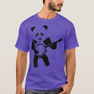 Camiseta Urso-panda tocando banjo Premium