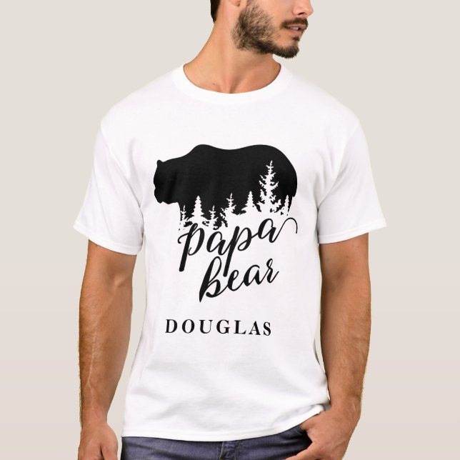 Camiseta Urso Papa Russo Personalizado (Frente)