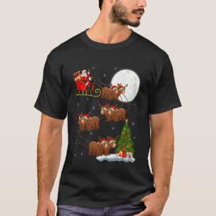 Camiseta Urso Papai Noel Trenó Voador Divertido Mágico Nata