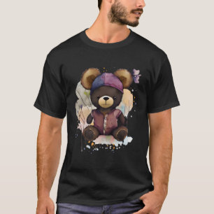 Camiseta Urso Para Adoção Colorida De Gatinhos De Kitten