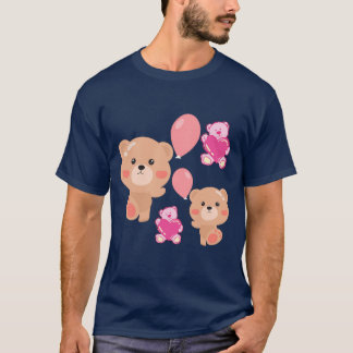 Camiseta urso-pardo