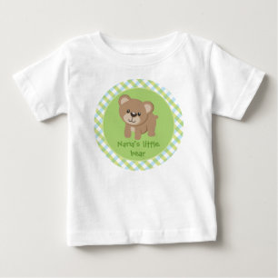 Camiseta Urso Pequeno Personalizado - Urso Pequeno de Nana