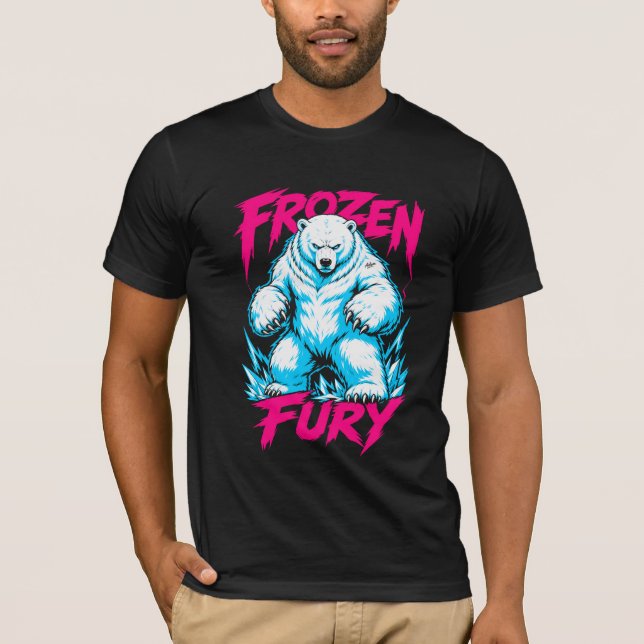 Camiseta Urso Polar ADOM Fúria Congelada (Frente)