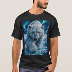 Camiseta Urso Polar Ártico – Micro Mosaico 3D