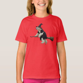 Camiseta Urso Polar Bruxa Engraçado para Crianças