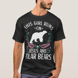 Camiseta Urso Polar Cita Urso Polar Legal Roupa de Ursos Po