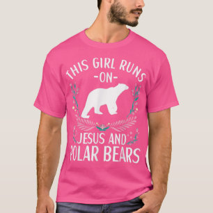 Camiseta Urso Polar Cita Urso Polar Legal Roupa de Ursos Po
