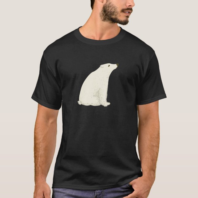 Camiseta Urso polar como um símbolo canadense nacional da (Frente)
