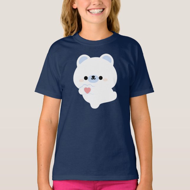 Camiseta Urso Polar De Amor Bastante (Frente)