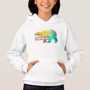 CAMISETA URSO POLAR DE COR MOSAIC (SALVAR O URSO POLAR)