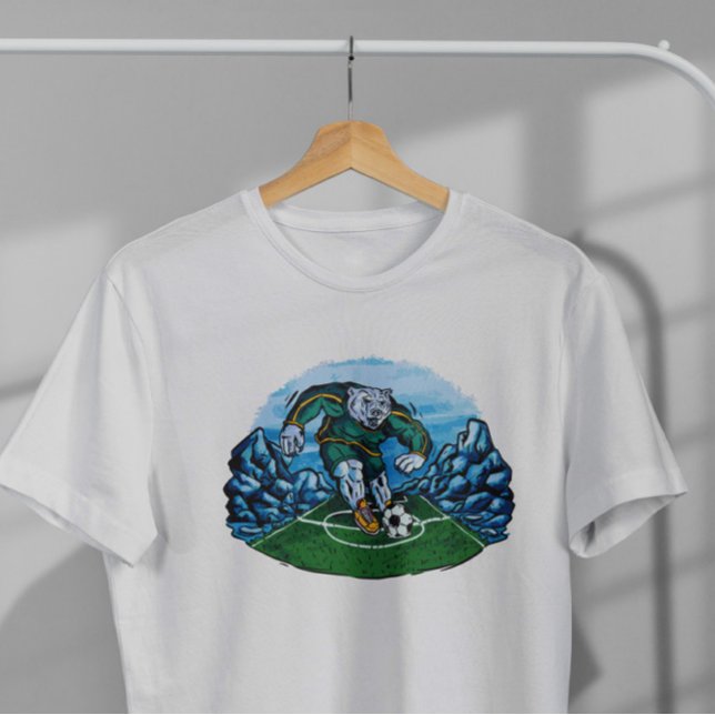 Camiseta Urso Polar de Futebol (Criador carregado)