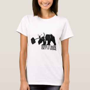 Camiseta Urso polar - dê-lhe algum