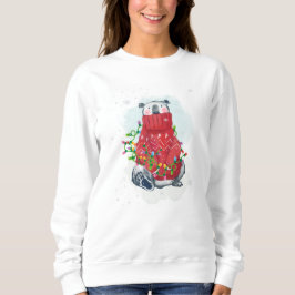 Camiseta Urso Polar de Natal com Aquarela