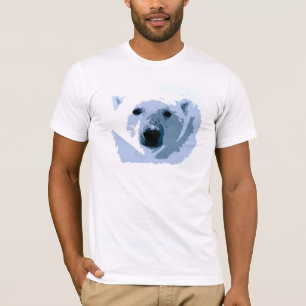 Camiseta Urso Polar de pop Art