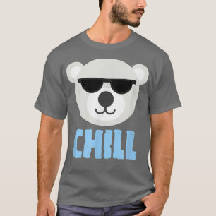 Camiseta Urso Polar De Refrigeração Em Óculos Solares 501