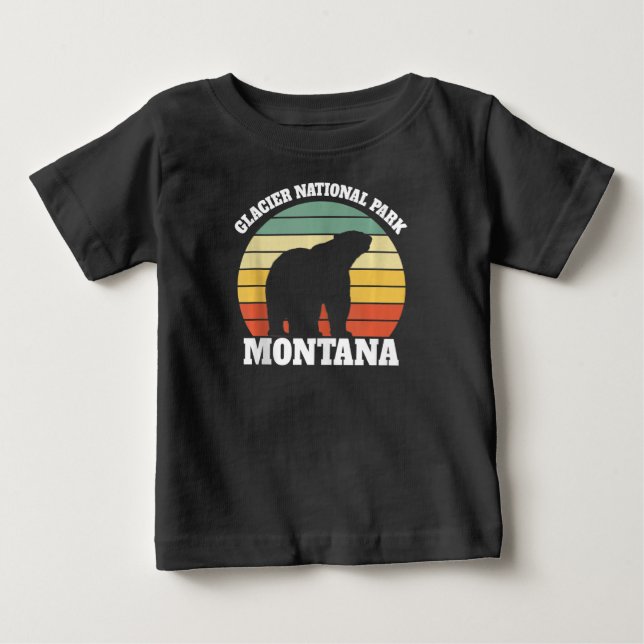 Camiseta Urso Polar do Parque Nacional Glaciar (Frente)
