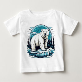 Camiseta Urso polar dos animais-corcunda