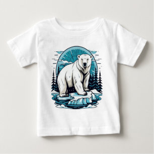 Camiseta Urso polar dos animais-corcunda