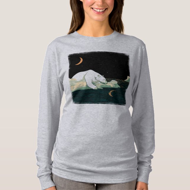 Camiseta Urso Polar e Lua (Frente)