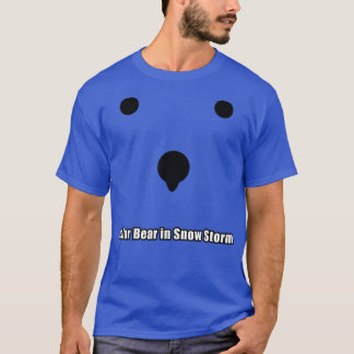 Camiseta Urso Polar em Tempestade de Neve