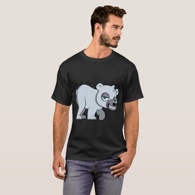 Camiseta Urso Polar Fofo (Frente Completa)