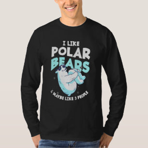 Camiseta Urso Polar Fofo Pólo Norte Gelo Animal