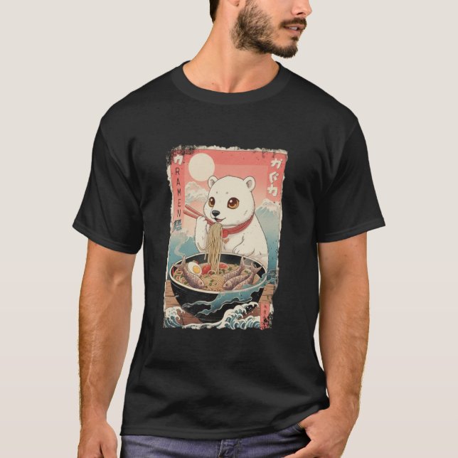 Camiseta Urso Polar Kawaii (Frente)