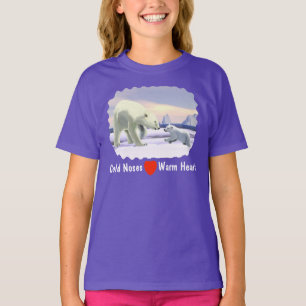Camiseta Urso Polar - Melhor Nariz Da Mãe