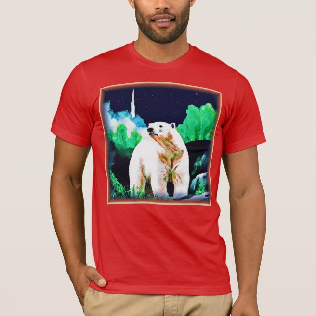 Camiseta Urso Polar na Selvagem. Compre agora (Frente)