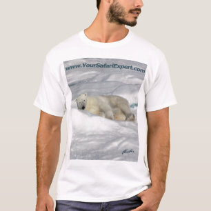 Camiseta Urso polar no gelo de bloco (design da parte