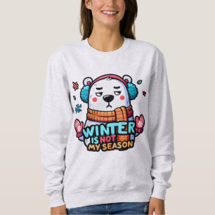 Camiseta Urso Polar "O Inverno não é a minha temporada"