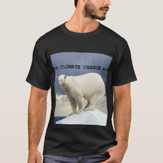 Camiseta Urso Polar Parem Com As Alterações Climáticas Agor