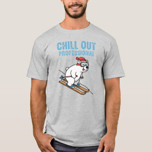 Camiseta Urso Polar Profissional de Esqui Relax