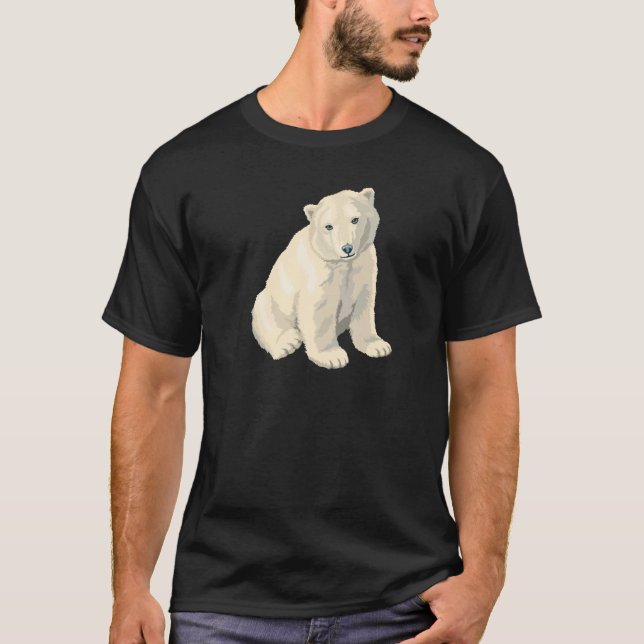 Camiseta Urso polar psto em perigo (Frente)