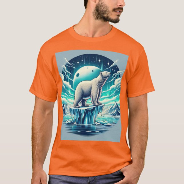 Camiseta Urso Polar Regal no Iceberg Ártico (Frente)