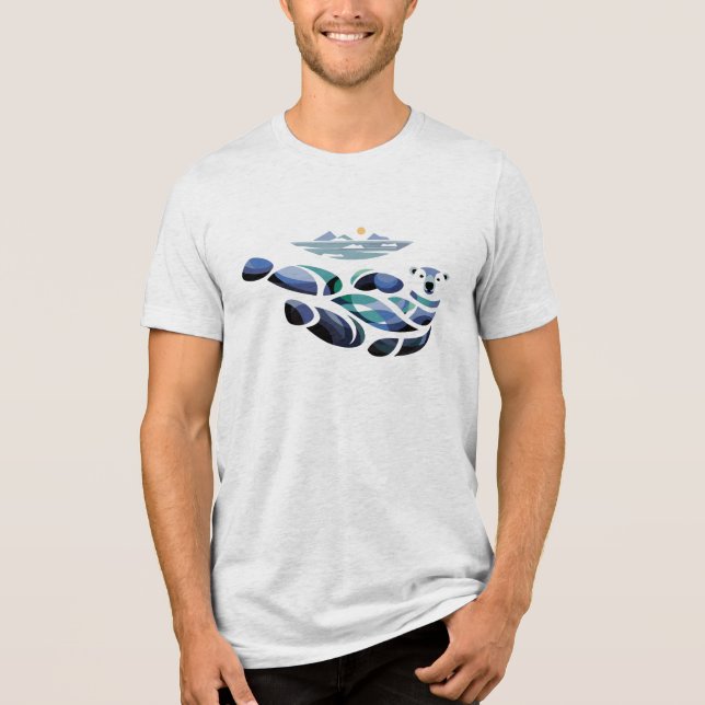 Camiseta Urso Polar Relaxado (Frente)