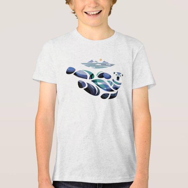Camiseta Urso Polar Relaxado (Frente)
