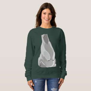 Camiseta Urso Polar Relaxado - Arte Minimalista