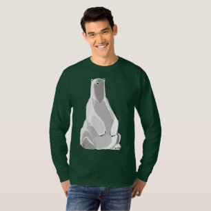Camiseta Urso Polar Relaxado - Arte Minimalista
