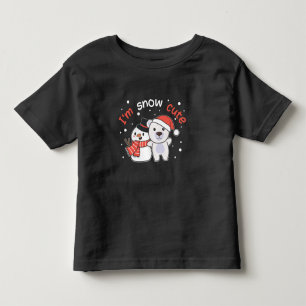 Camiseta Urso Polar, sou um Soldado de Neve Cute Snowman