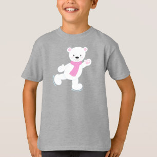 Camiseta Urso Polar, Urso Branco, Urso De Pé-Gelo, Scarf