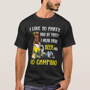 Camiseta Urso Que Eu Gosto De Festa Quero Dizer Beber Cerve