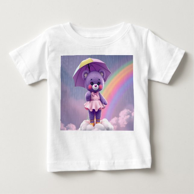 Camiseta Urso Rara ~ Roxo (Frente)
