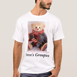 Camiseta Urso referente à cultura norte-americana do bobo