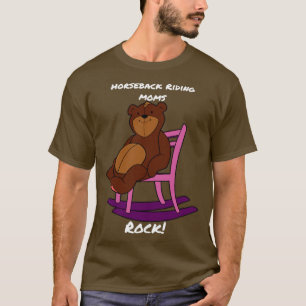 Camiseta Urso Rodoviário de Mães Ancoradas em Púrpura e Ros