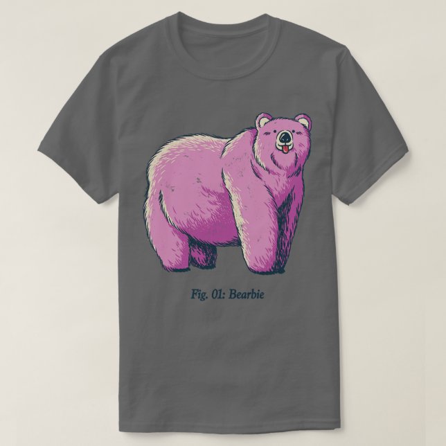 Camiseta Urso Rosa Bearbie de Tobe Fonseca (Frente do Design)