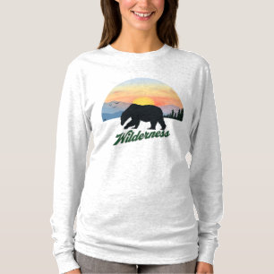 Camiseta Urso Selvagem no Sunset do Alasca