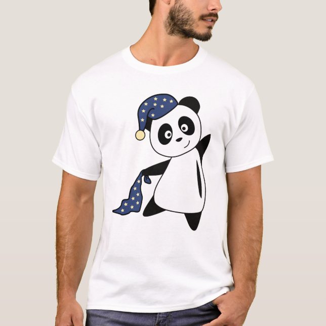 Camiseta Urso Sonolento Panda Panda (Frente)